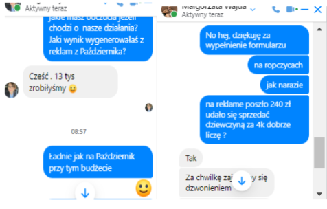 Opinia klienta 1